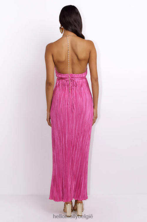 kleding Hello Molly moment of style maxi-jurk roze XR2L5587