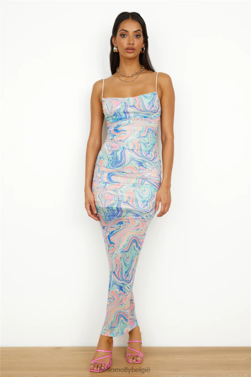 kleding Hello Molly mooie droom maxi-jurk mint XR2L6321