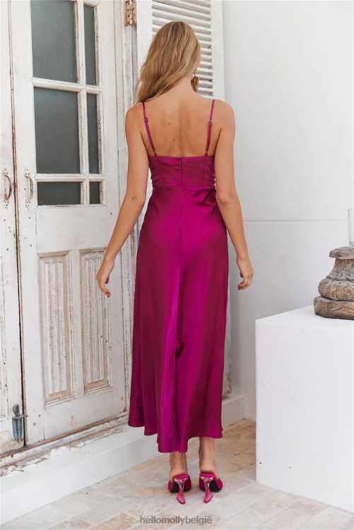 kleding Hello Molly mooie escape maxi-jurk fuchsia XR2L6072