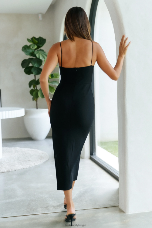 kleding Hello Molly moonlight secrets maxi-jurk zwart XR2L6573