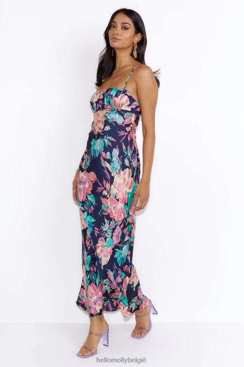 kleding Hello Molly niet zoals jij maxi-jurk marineblauw XR2L5833