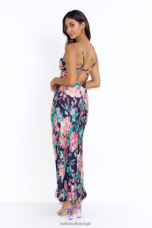 kleding Hello Molly niet zoals jij maxi-jurk marineblauw XR2L5833