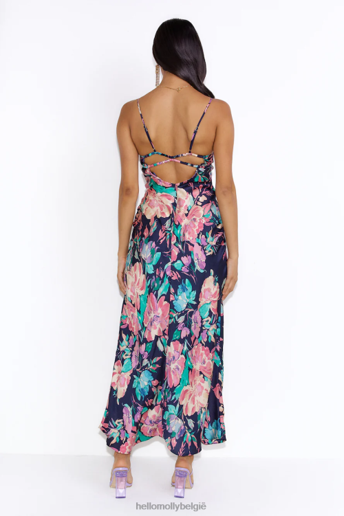 kleding Hello Molly niet zoals jij maxi-jurk marineblauw XR2L5833