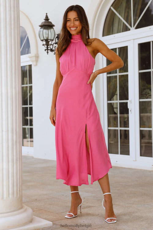 kleding Hello Molly no tranen here maxi-jurk roze XR2L6803