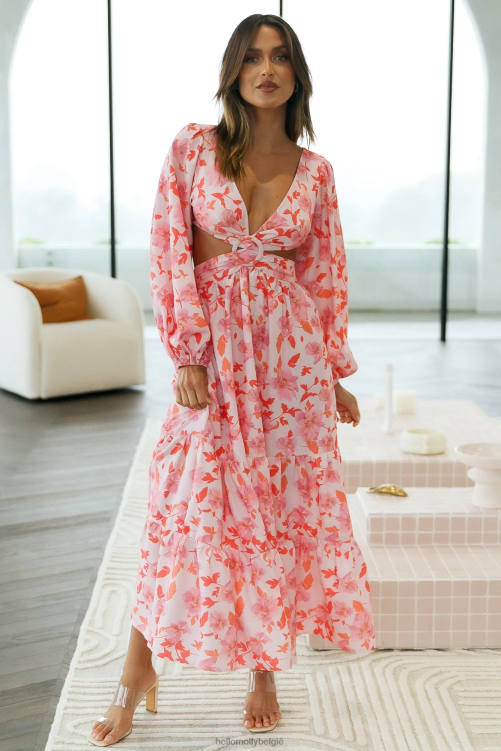 kleding Hello Molly only me maxi-jurk met bloemenprint XR2L6701