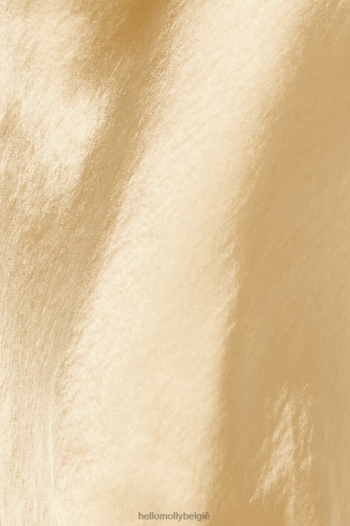 kleding Hello Molly party's don't stop satijnen maxi-jurk geel XR2L5492