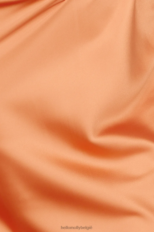 kleding Hello Molly pronkmeisje maxijurk oranje XR2L2028