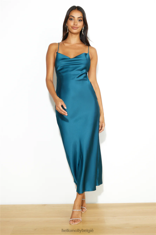 kleding Hello Molly runway luxe maxi jurk groen XR2L6105
