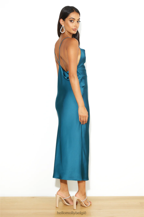 kleding Hello Molly runway luxe maxi jurk groen XR2L6105