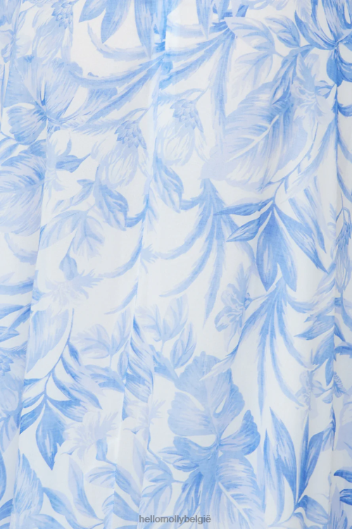 kleding Hello Molly seven wonders dharma maxi jurk blauw XR2L6493