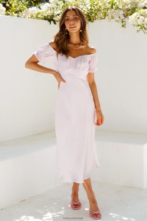 kleding Hello Molly sky kinder maxi-jurk licht lila XR2L6894