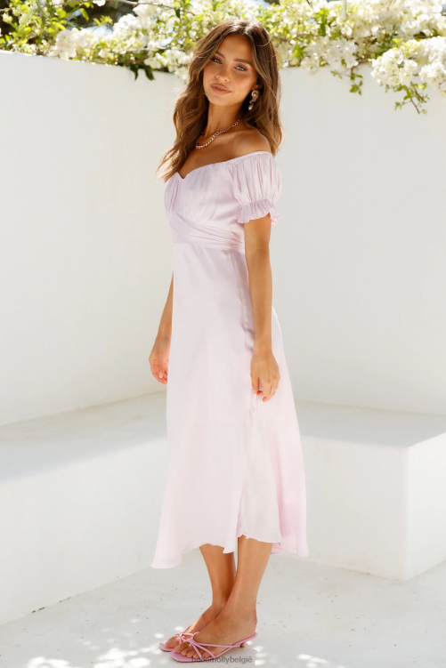 kleding Hello Molly sky kinder maxi-jurk licht lila XR2L6894