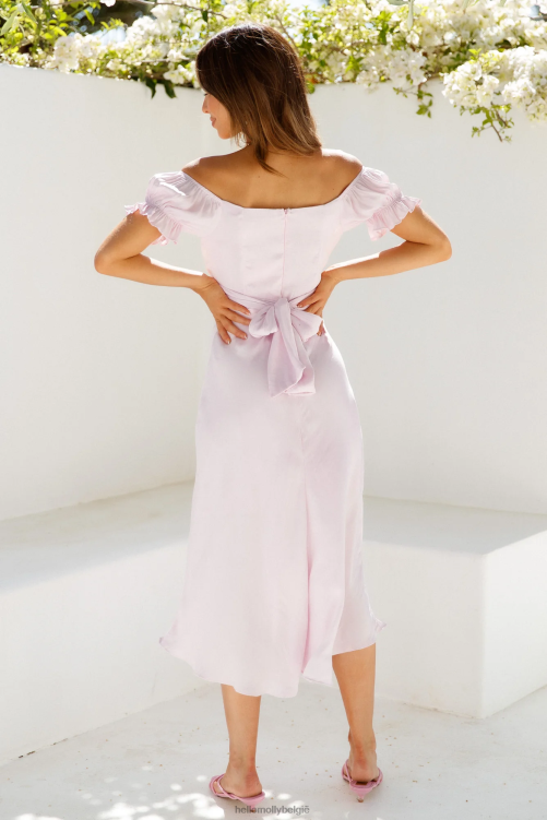 kleding Hello Molly sky kinder maxi-jurk licht lila XR2L6894