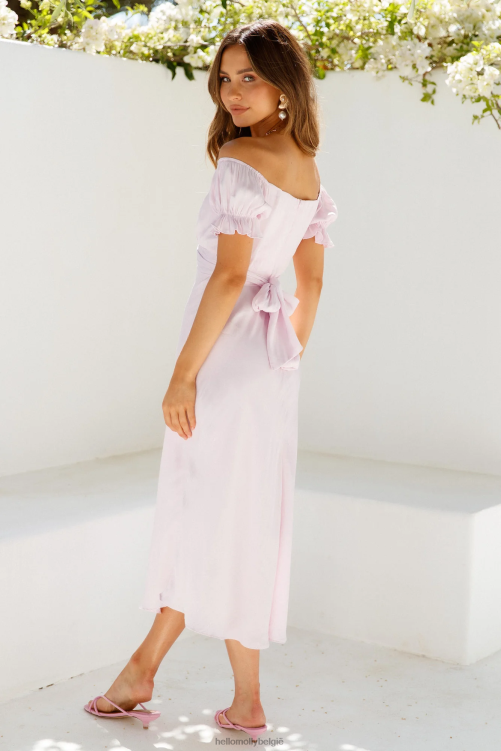 kleding Hello Molly sky kinder maxi-jurk licht lila XR2L6894