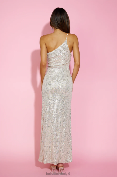 kleding Hello Molly supersterren maxi-jurk beige XR2L6263