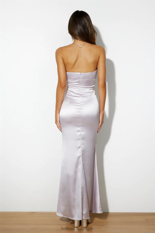 kleding Hello Molly take a ride maxi-jurk grijs XR2L6470