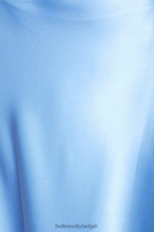 kleding Hello Molly tie it up meisjes maxi jurk blauw XR2L6181