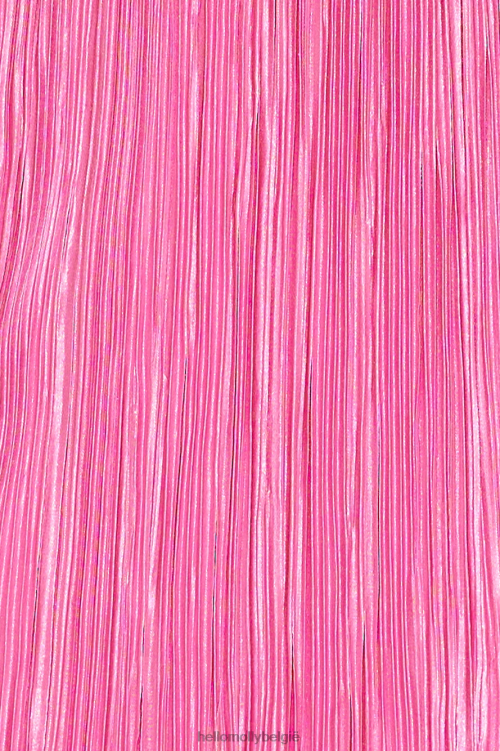 kleding Hello Molly vanavond draag ik deze plissé strapless maxi-jurk roze XR2L5479