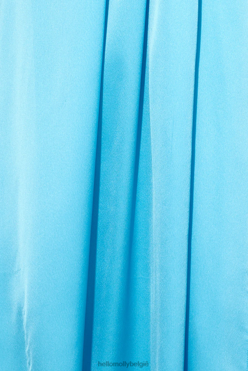 kleding Hello Molly vroege ochtenden satijnen maxi-jurk blauw XR2L6273
