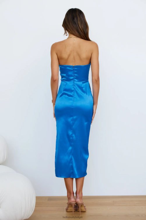 kleding Hello Molly yours only maxi-jurk blauw XR2L6510