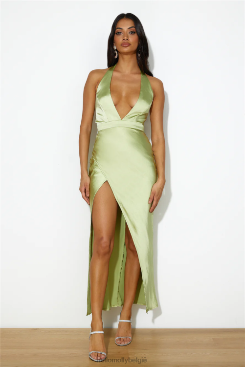 kleding Hello Molly zachte looks maxi-jurk appel XR2L6267