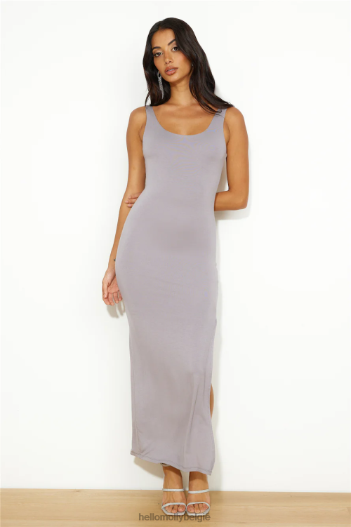 kleding Hello Molly zonsopgang tot set maxi-jurk grijs XR2L5870