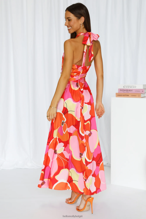 kleding Hello Molly Amethyst Tales midi-jurk multi XR2L3580