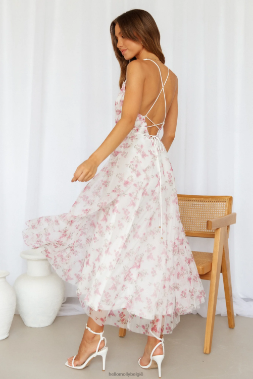 kleding Hello Molly Fly with me midi-meisjesjurk roze XR2L3592