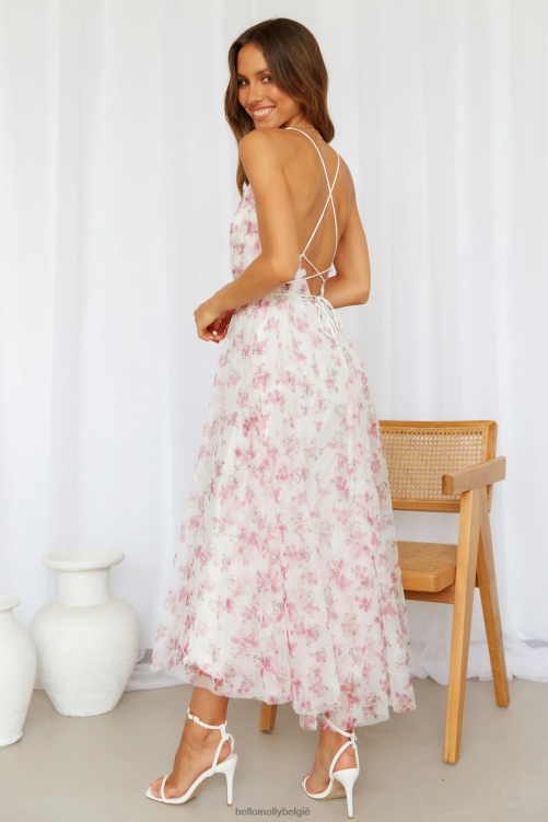 kleding Hello Molly Fly with me midi-meisjesjurk roze XR2L3592