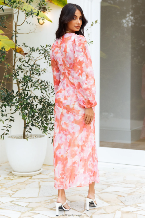 kleding Hello Molly Got Options midi-jurk met bloemenprint XR2L6496