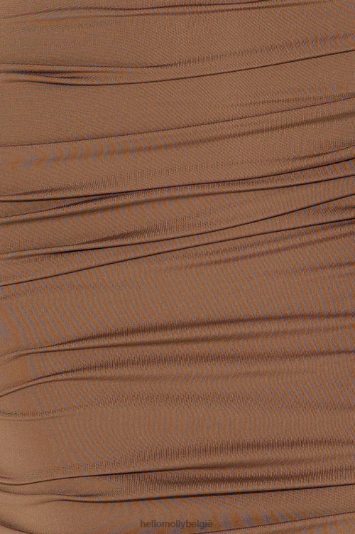 kleding Hello Molly Het nastreven van dromen midi-jurk bruin XR2L5343