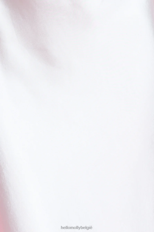 kleding Hello Molly Jij bent die meiden midi-jurk wit XR2L4221