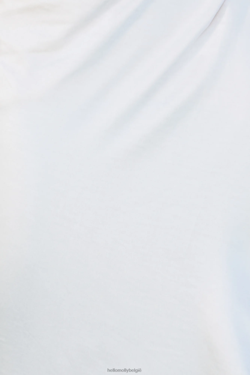 kleding Hello Molly Light Minds satijnen midi-jurk champagne XR2L3532