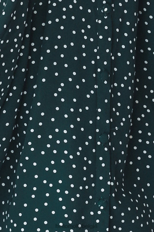 kleding Hello Molly Stick in Your Ways midi-jurk groen XR2L3479