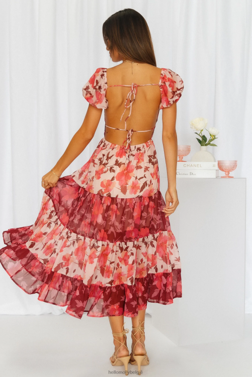 kleding Hello Molly Sweet views midi-jurk XR2L4126