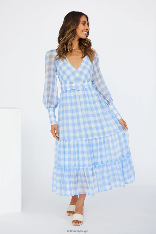 kleding Hello Molly Time of Fairytales midi-jurk blauw XR2L5004