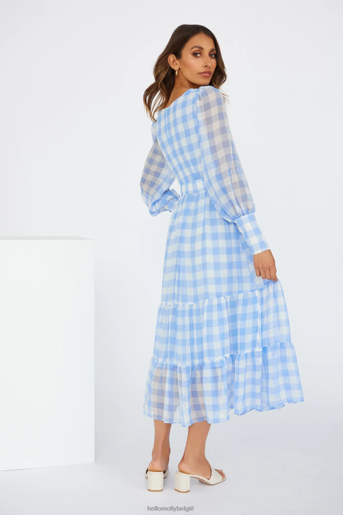 kleding Hello Molly Time of Fairytales midi-jurk blauw XR2L5004