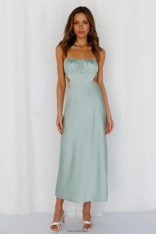 kleding Hello Molly What's up midi-jurk salie XR2L4211