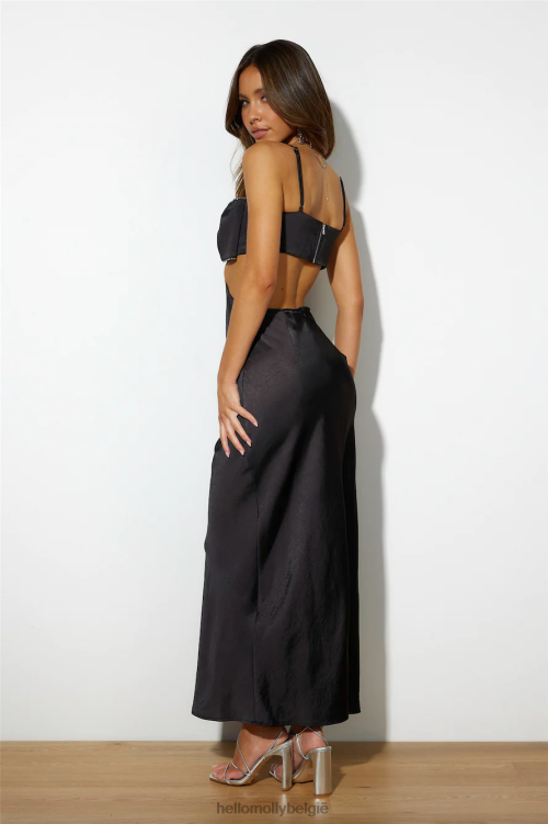 kleding Hello Molly all the likes midi-jurk zwart XR2L3851