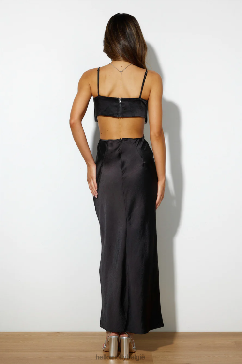 kleding Hello Molly all the likes midi-jurk zwart XR2L3851