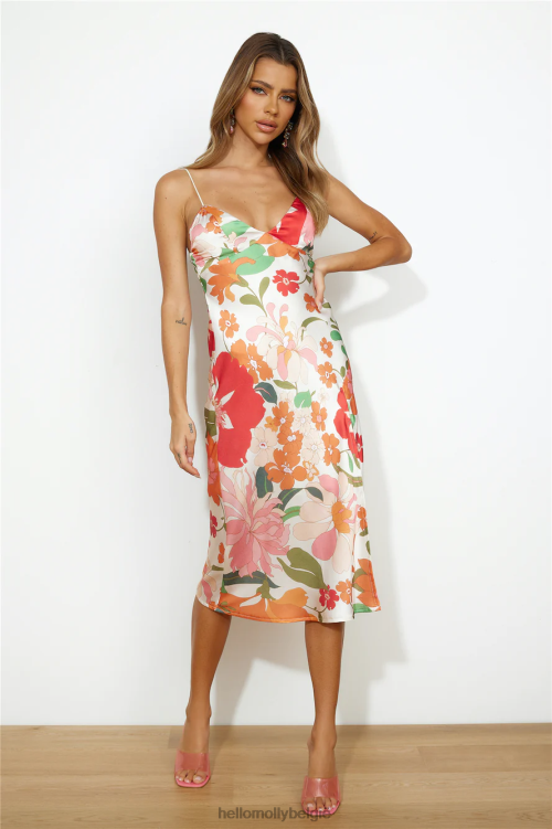 kleding Hello Molly atlantis lost midi-jurk multi XR2L5423