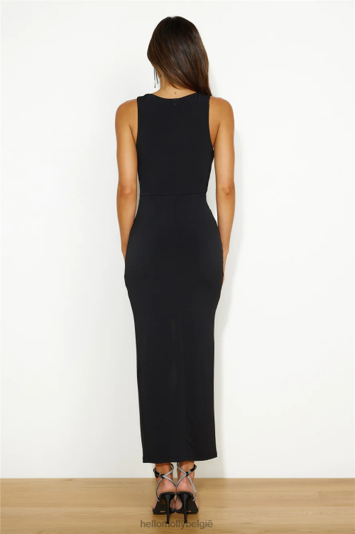 kleding Hello Molly babe in town midi-jurk zwart XR2L4119