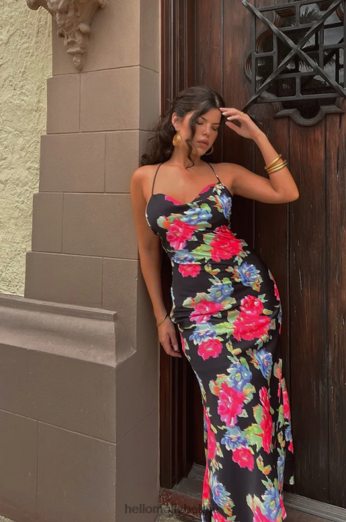 kleding Hello Molly bloeiende lichte midi-jurk met bloemen XR2L3701