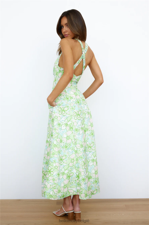 kleding Hello Molly c/meo far away midi-jurk met bloemenprint XR2L5264