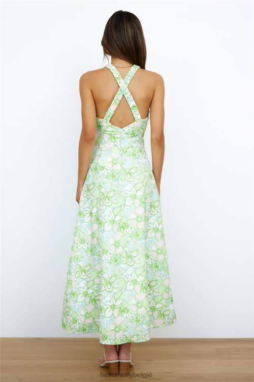 kleding Hello Molly c/meo far away midi-jurk met bloemenprint XR2L5264