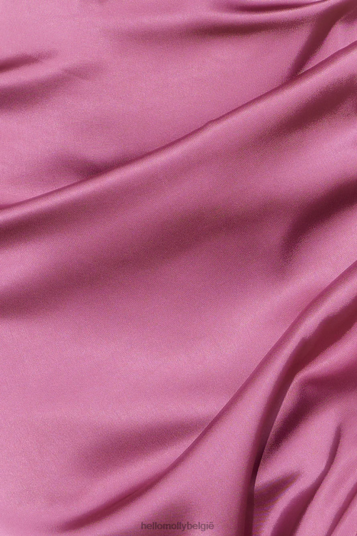 kleding Hello Molly cocktailparty midi-jurk roze XR2L3829