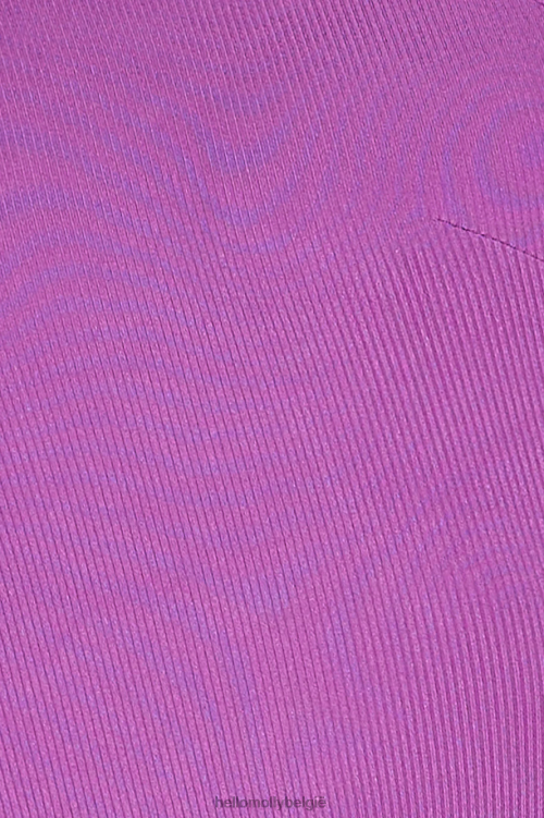 kleding Hello Molly feel weggerukt midi-jurk paars XR2L3763