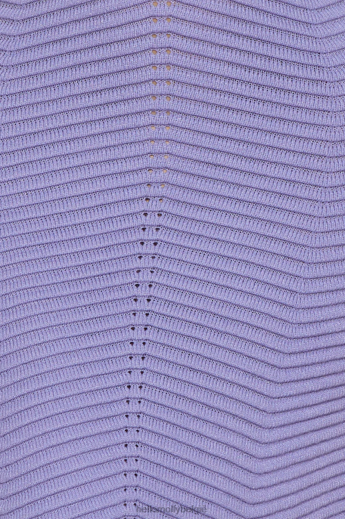 kleding Hello Molly forever stoer gebreide midi-jurk lila XR2L4087