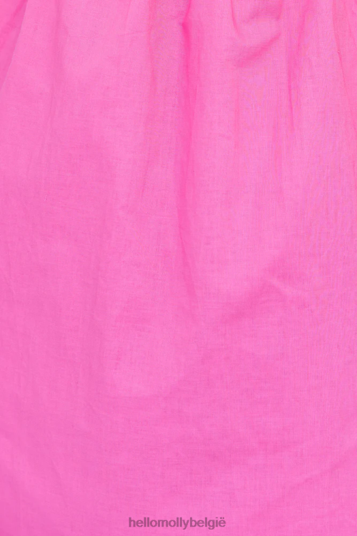kleding Hello Molly geen tweede midi-jurk felroze XR2L5425