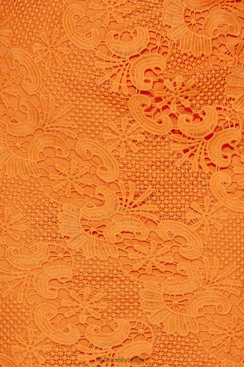 kleding Hello Molly geheime stijl midi-jurk oranje XR2L4006